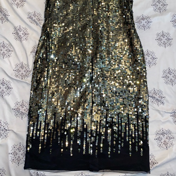 Sequin Green Dress - Picture 4 of 4